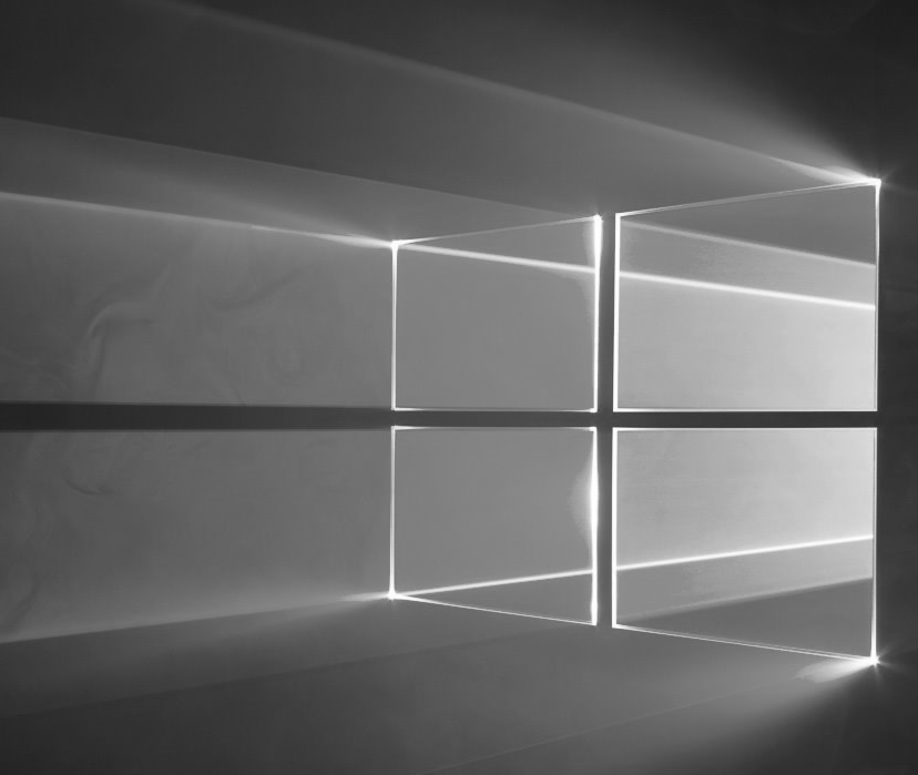 Windows 10, черно белый экран